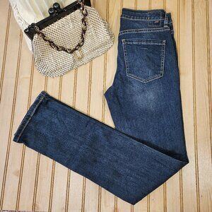 JAG Jeans Womens Size 4 Mid Rise Straight Leg Dark Wash Denim Stretch 5-Pocket